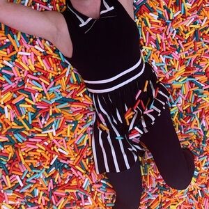 ModCloth/English Factory Pleated Mini Dress